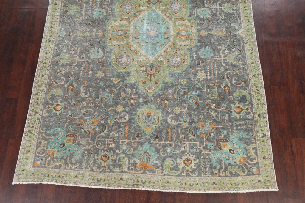 Geometric Tabriz Persian Area Rug 7x11