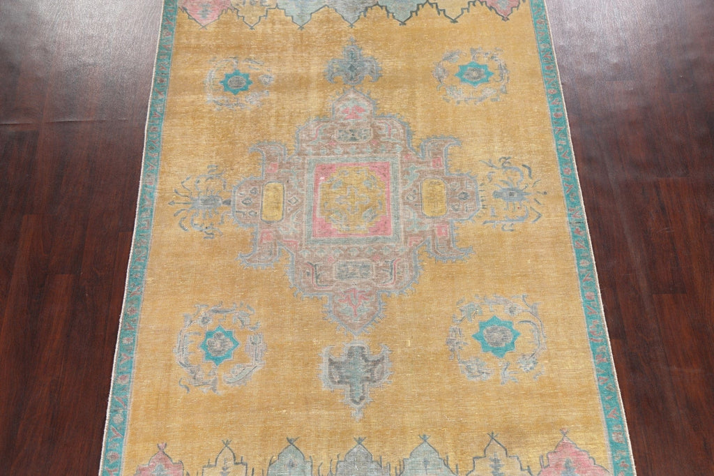 Geometric Tabriz Persian Area Rug 6x9