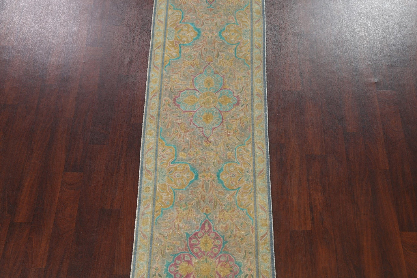 Floral Tabriz Persian Runner Rug 3x11