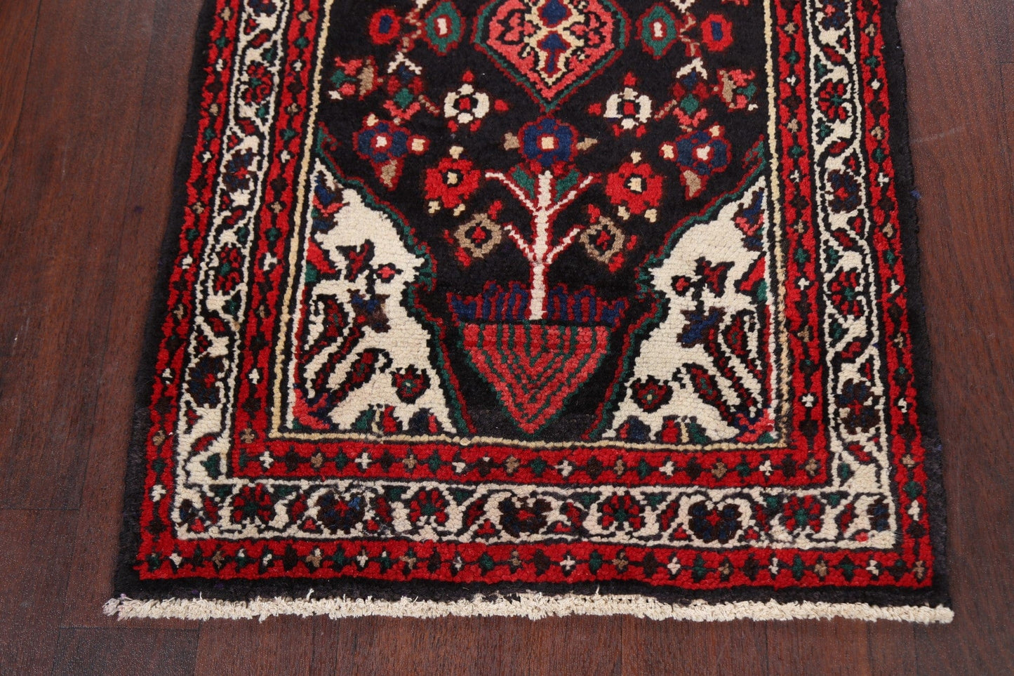 Floral Hamedan Persian Area Rug 2x4