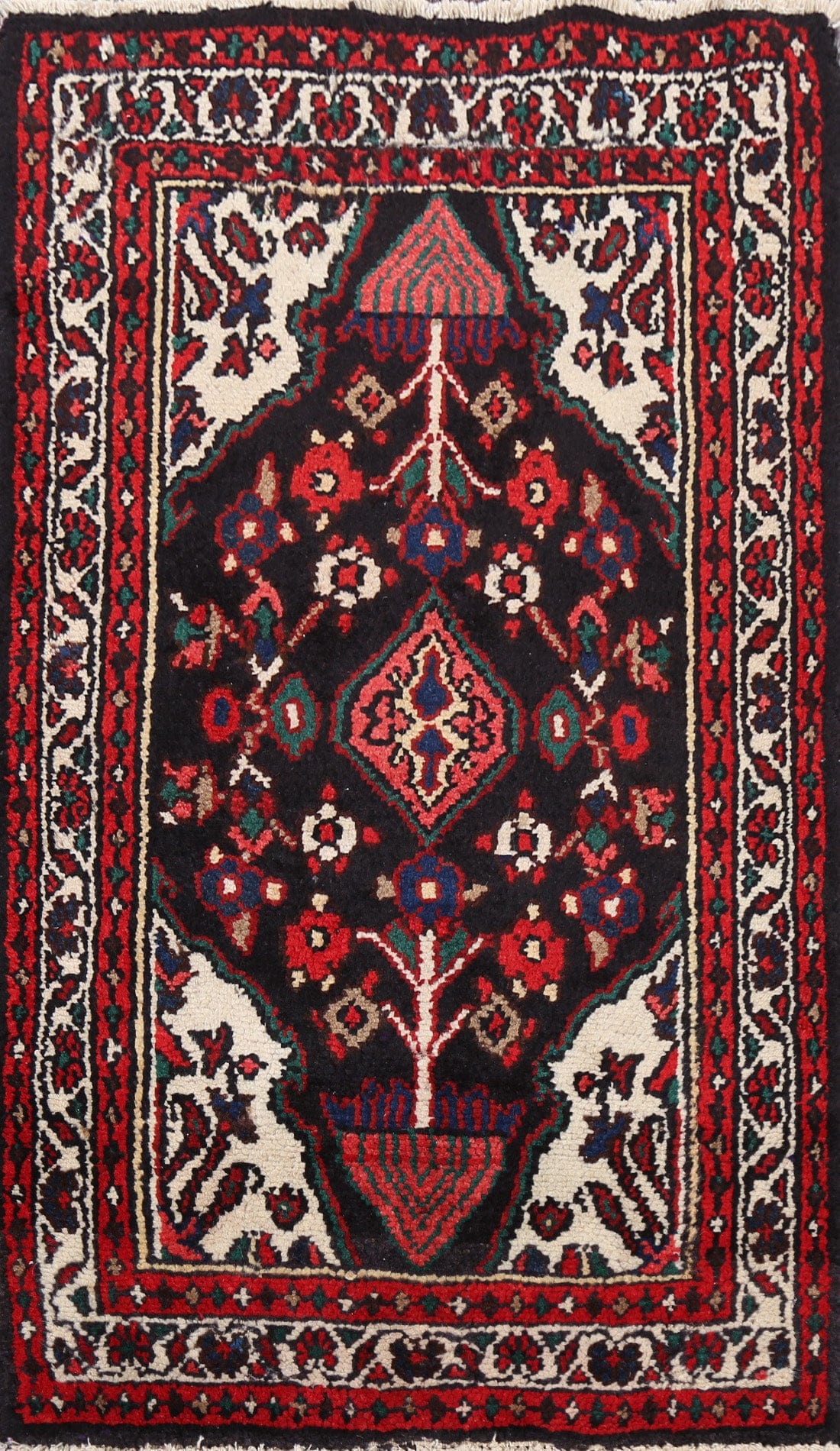 Floral Hamedan Persian Area Rug 2x4