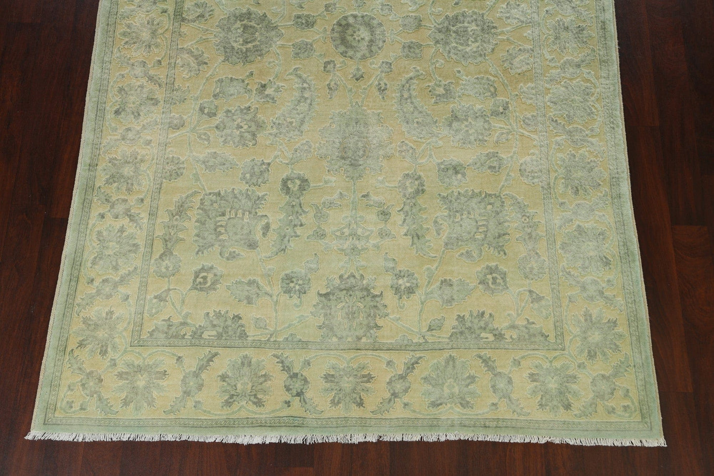 Vegetable Dye Carved Chobi Oriental Area Rug 7x10