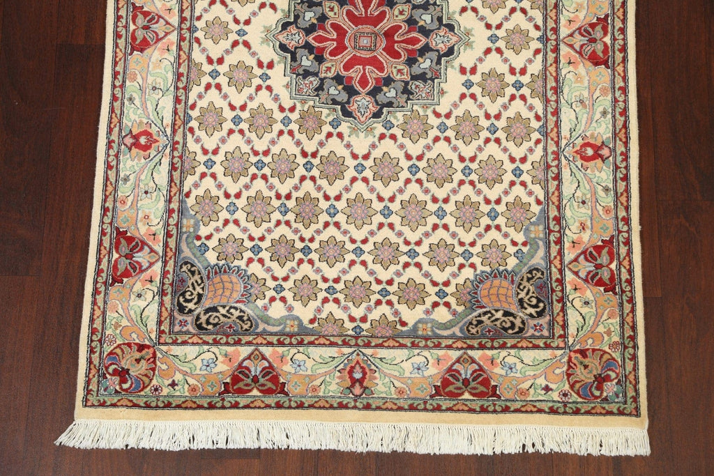 Vegetable Dye Geometric Tabriz Oriental Area Rug 4x6