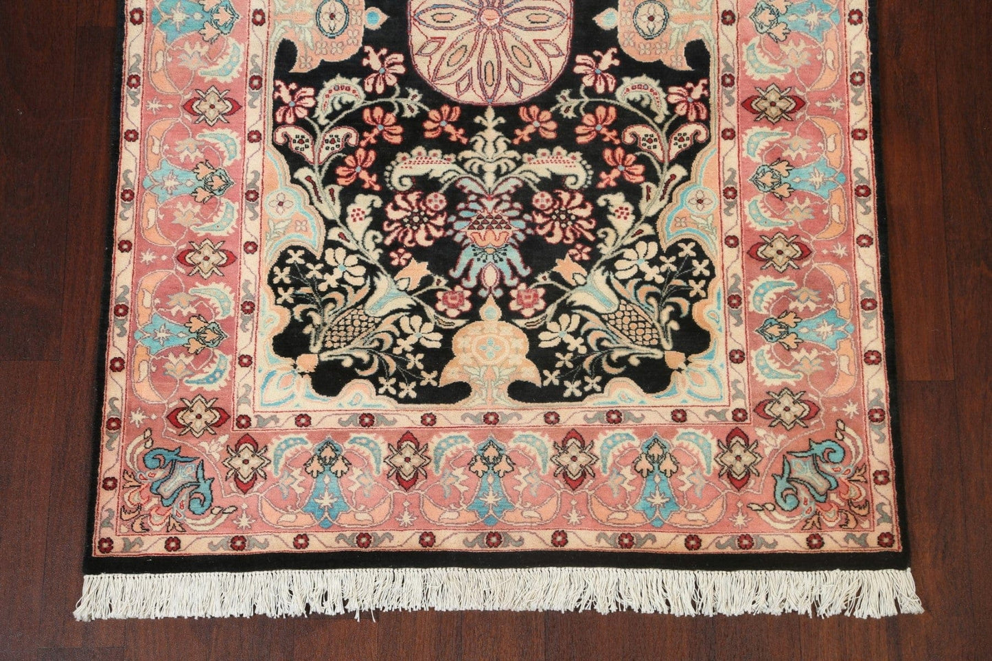 Vegetable Dye Floral Tabriz Oriental Area Rug 4x6