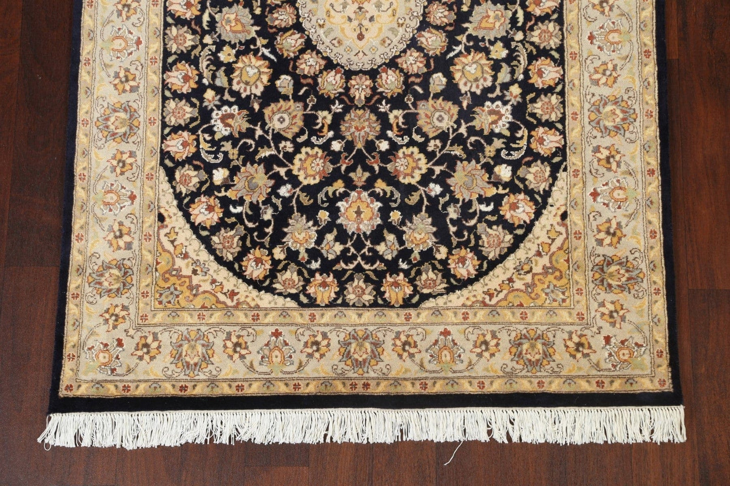 Vegetable Dye Floral Tabriz Oriental Area Rug 4x6