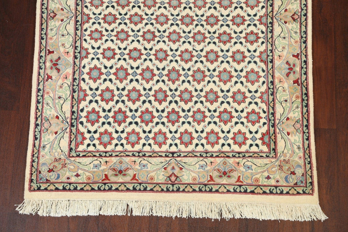 Vegetable Dye Geometric Tabriz Oriental Area Rug 4x6