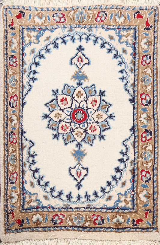 Geometric Nain Persian Area Rug 2x2