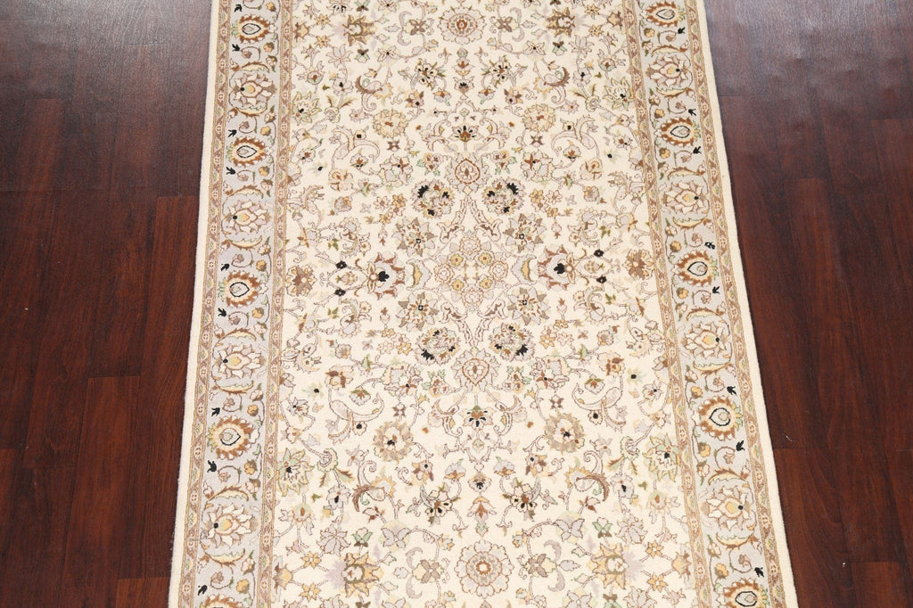 Vegetable Dye Floral Tabriz Oriental Area Rug 5x8