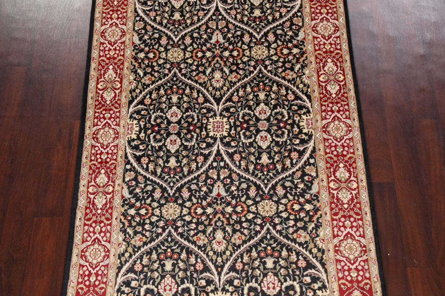 Vegetable Dye Floral Tabriz Oriental Area Rug 5x7