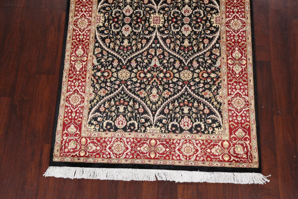 Vegetable Dye Floral Tabriz Oriental Area Rug 5x7