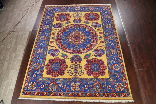 100% Vegetable Dye Floral Bakhtiari Persian Area Rug 10x14