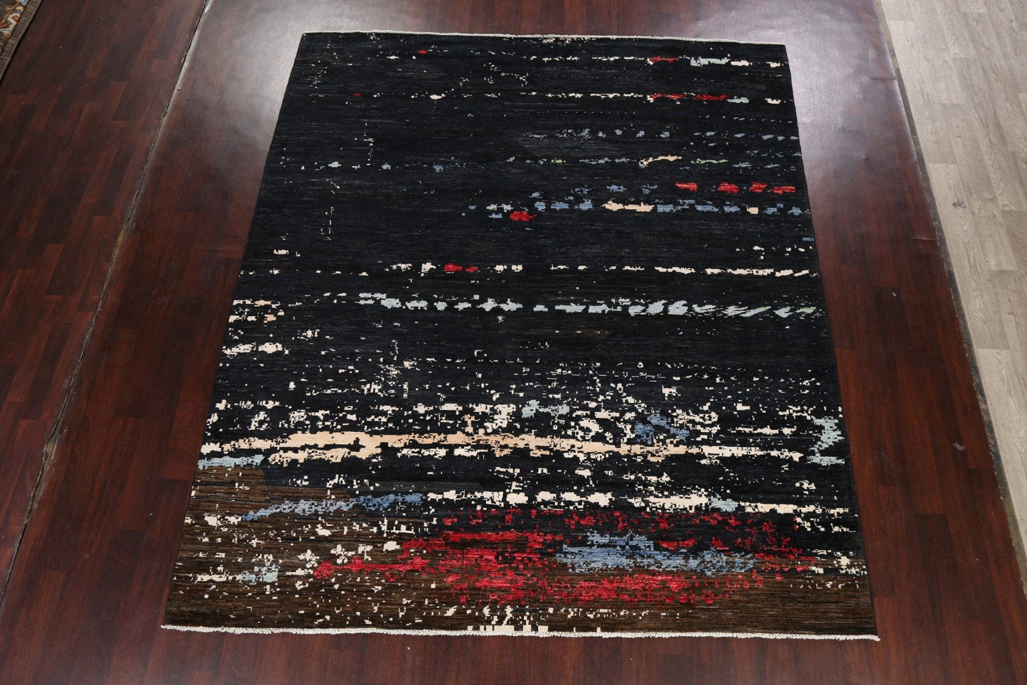 Contemporary Abstract Oriental Area Rug 8x10