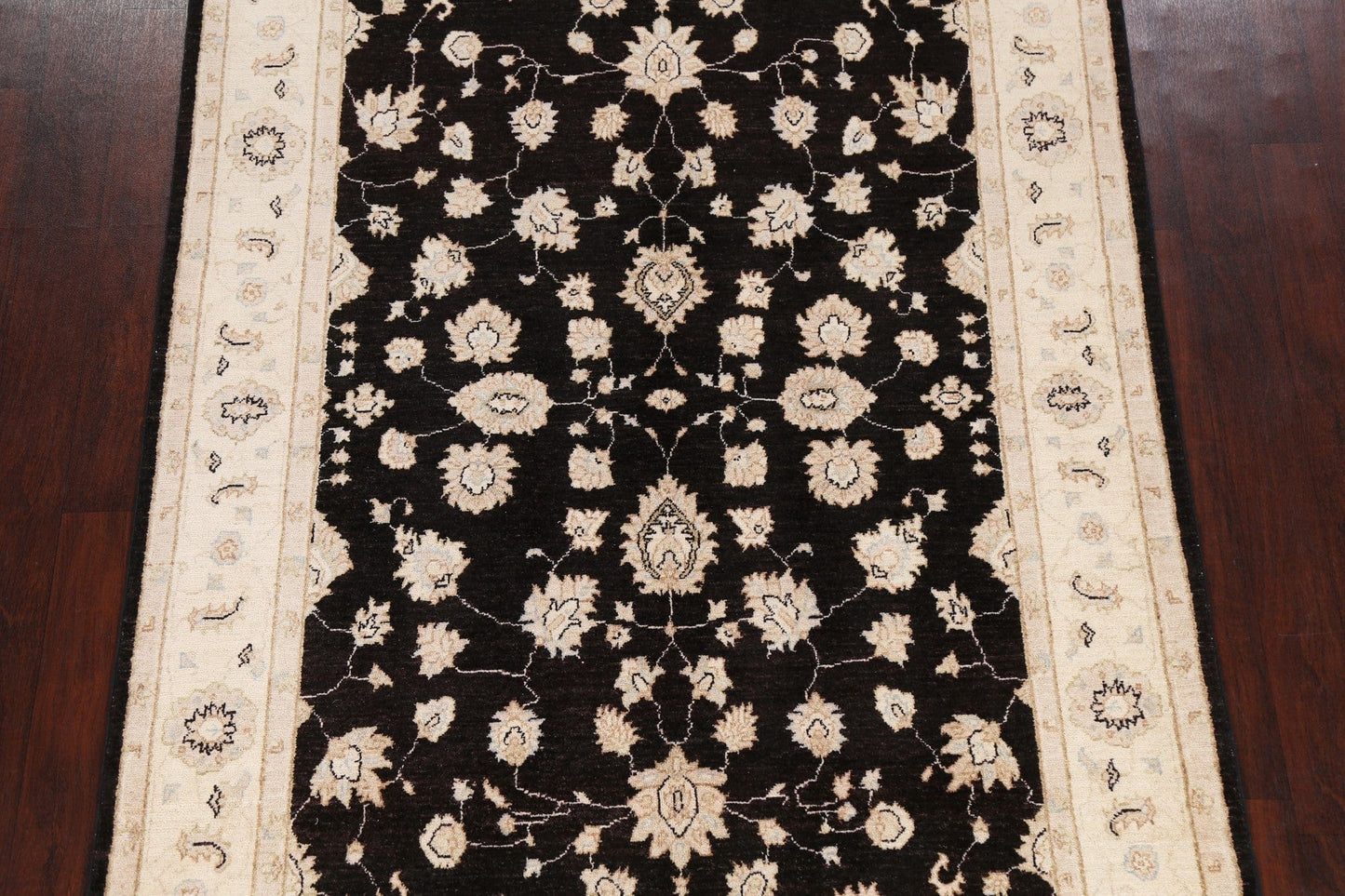 100% Vegetable Dye Peshawar Chobi Oriental Area Rug 6x8