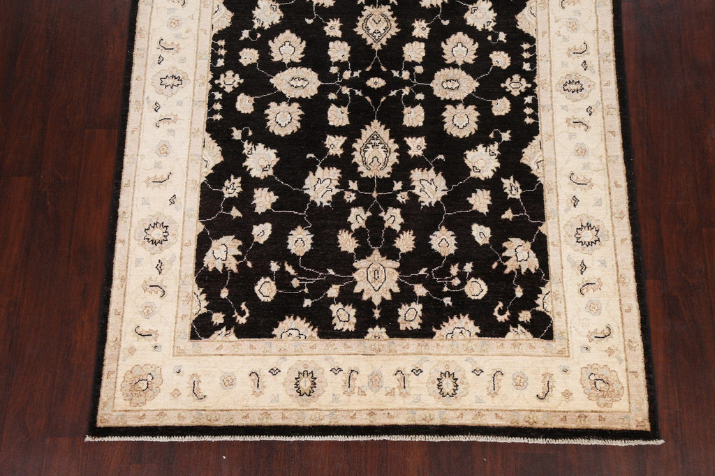 100% Vegetable Dye Peshawar Chobi Oriental Area Rug 6x8