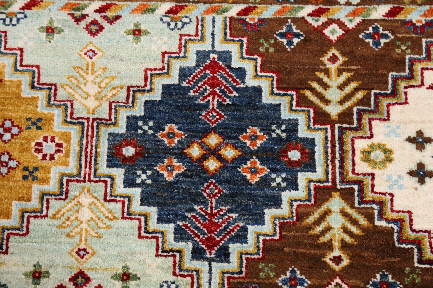 Geometric Kazak Persian Area Rug 7x10