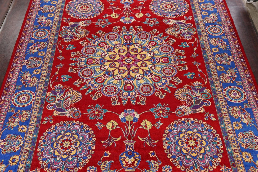 100% Vegetable Dye Floral Bakhtiari Persian Area Rug 10x14