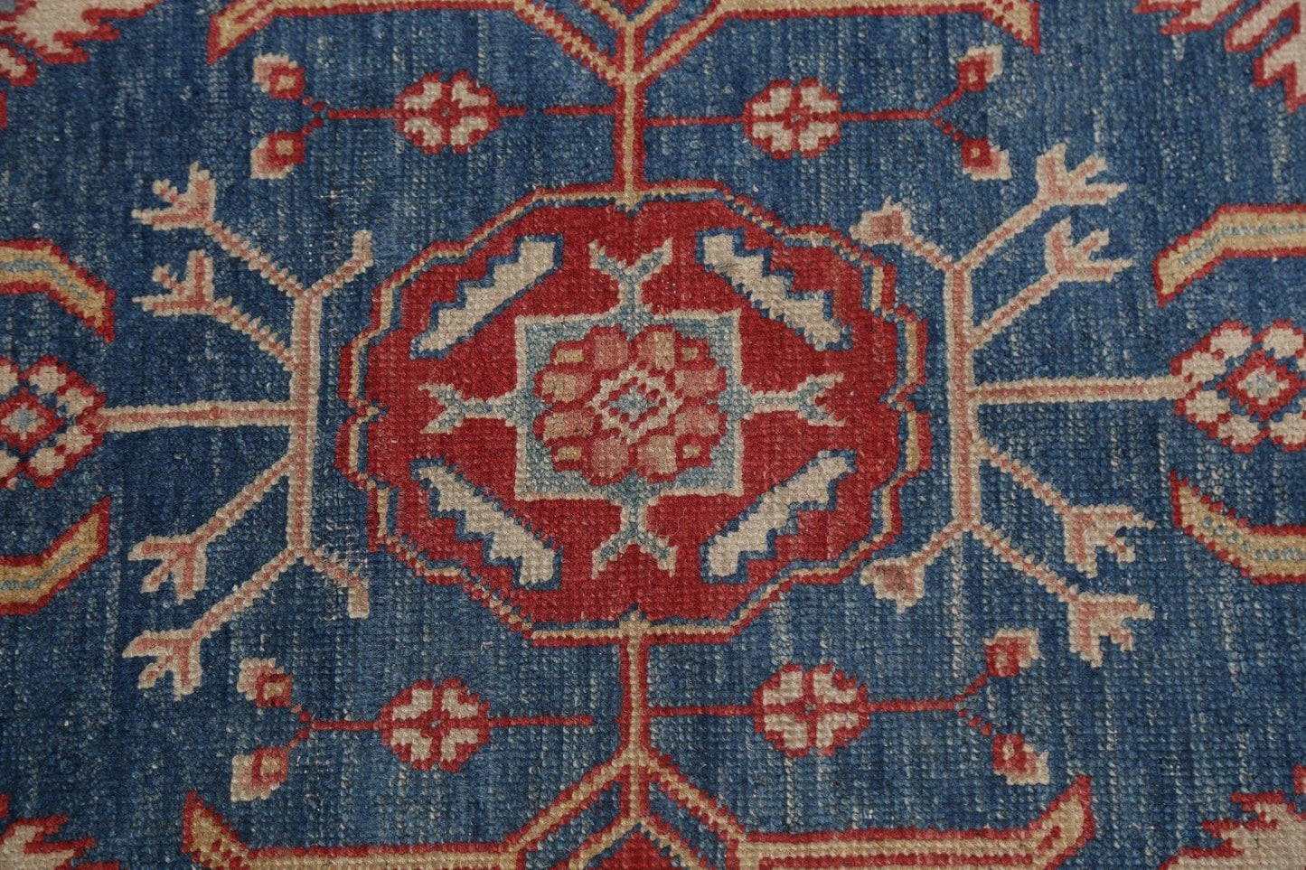 100% Vegetable Dye Super Kazak Oriental Area Rug 4x6