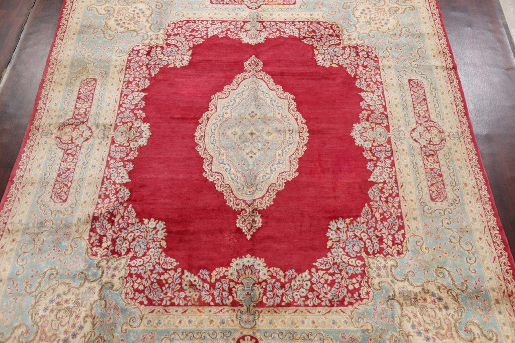 100% Vegetable Dye Kerman Persian Area Rug 10x12