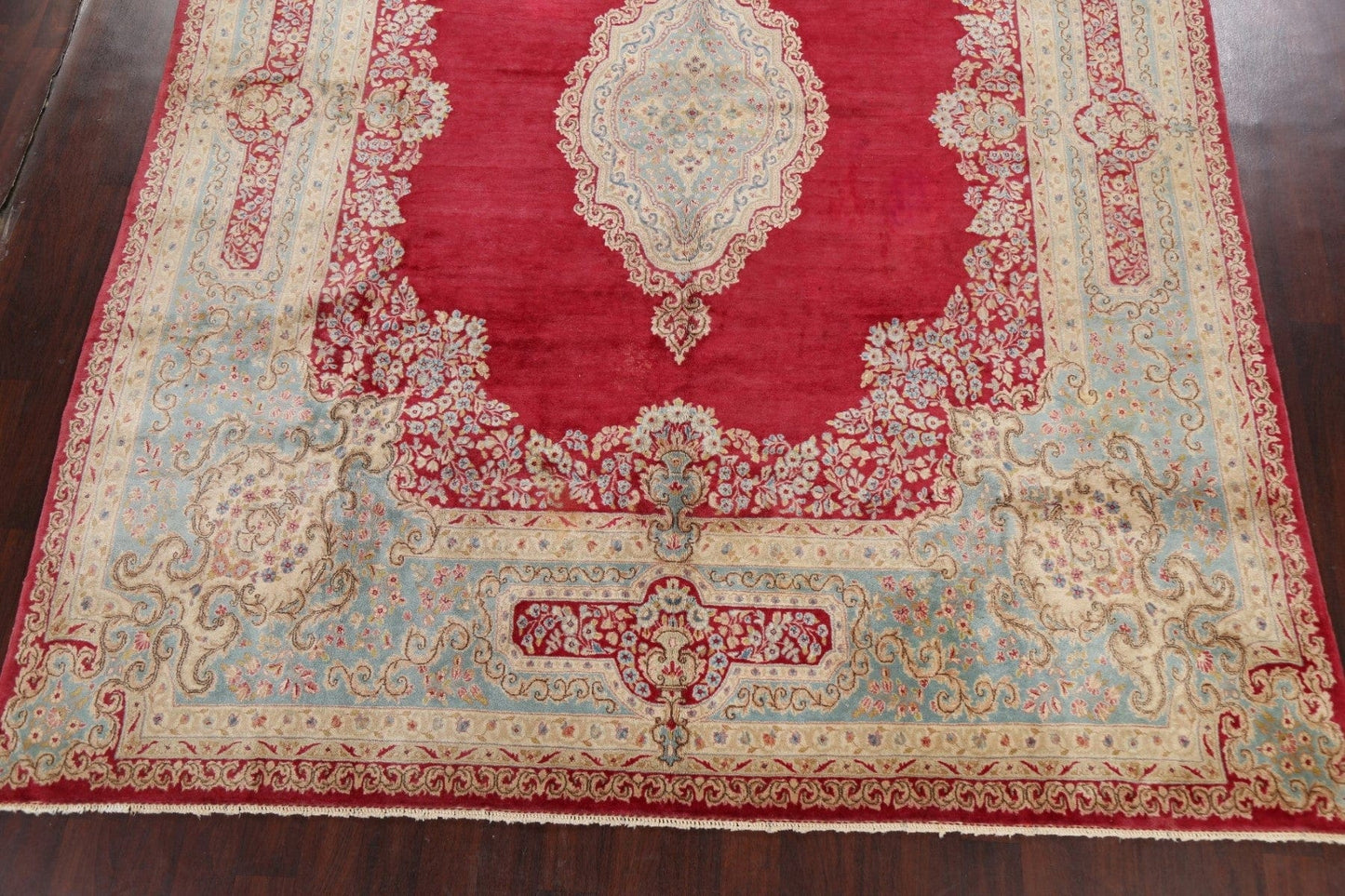 100% Vegetable Dye Kerman Persian Area Rug 10x12