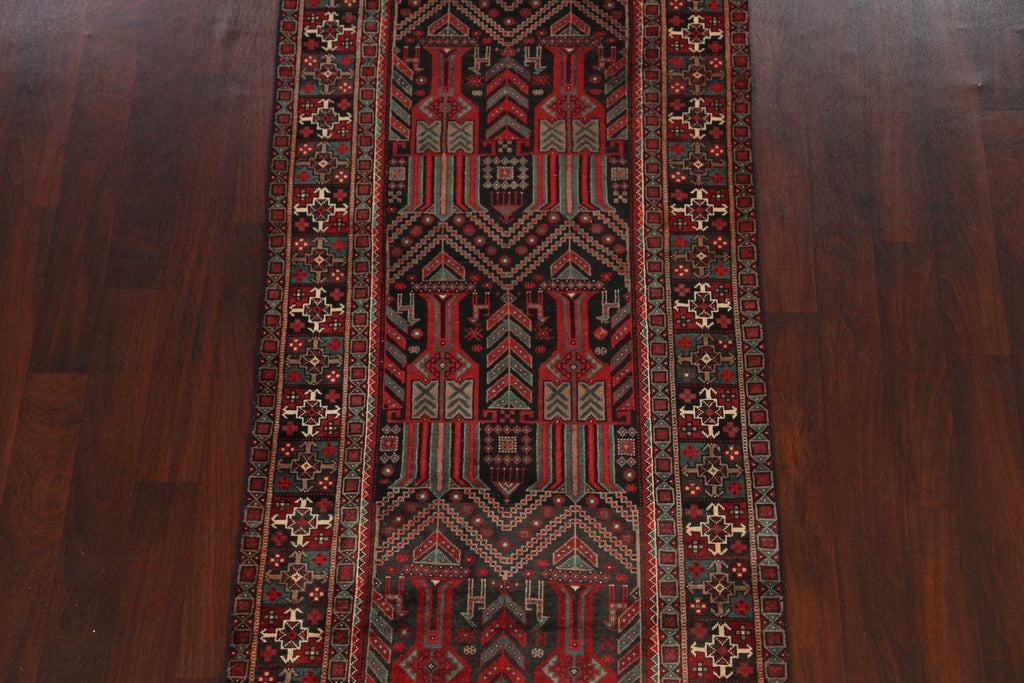 Geometric Zanjan Persian Runner Rug 3x10