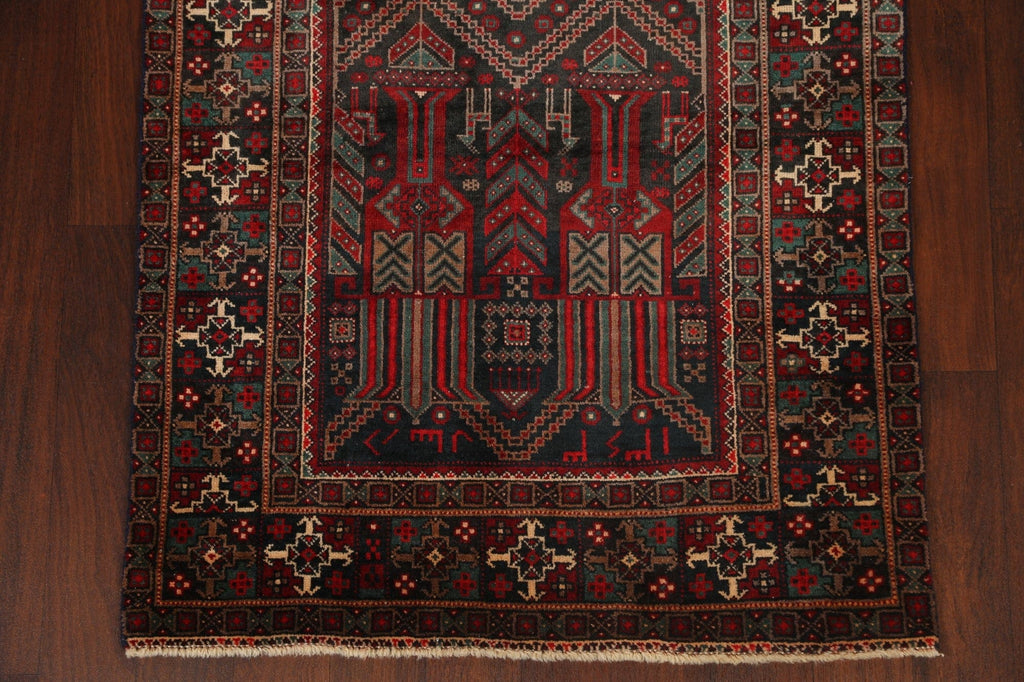 Geometric Zanjan Persian Runner Rug 3x10