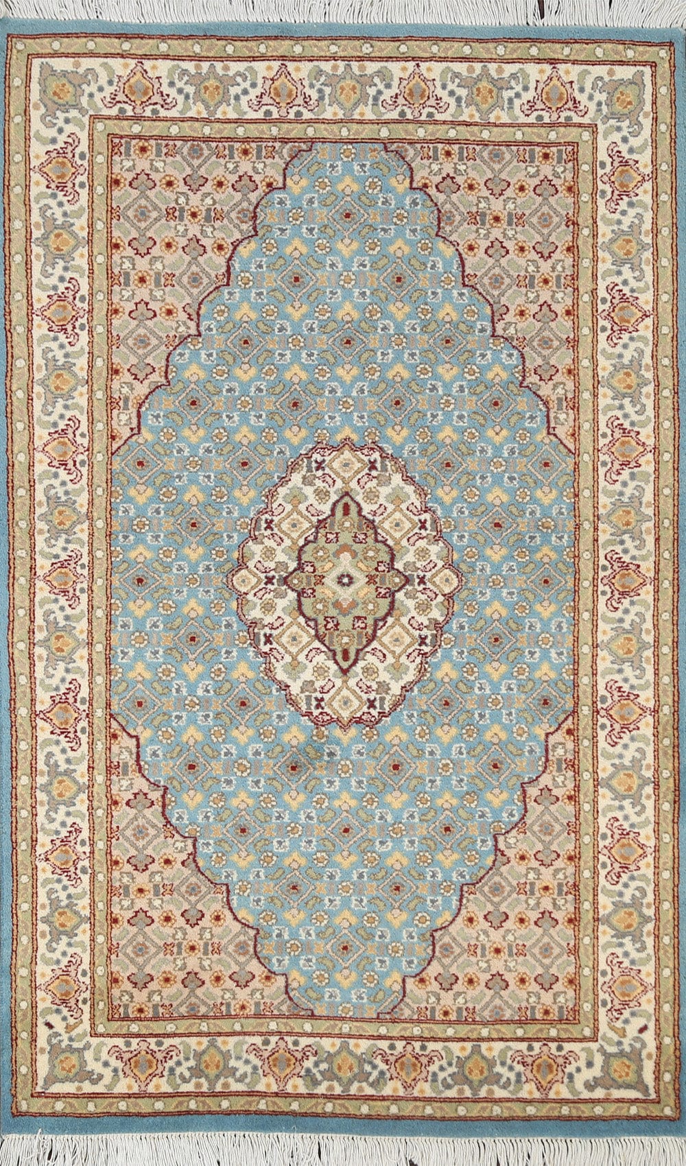 100% Vegetable Dye Tabriz Oriental Area Rug 3x5