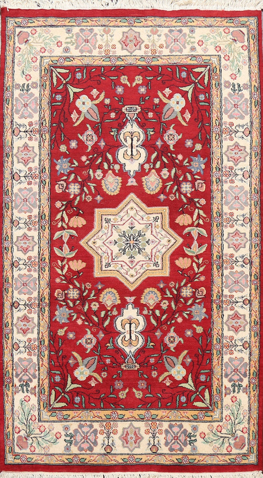 100% Vegetable Dye Tabriz Oriental Area Rug 3x5