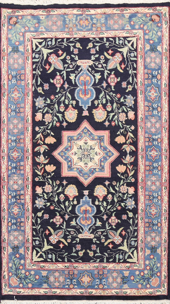 100% Vegetable Dye Tabriz Oriental Handmade Rug 3x5