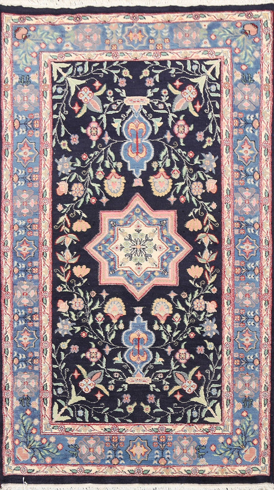 100% Vegetable Dye Tabriz Oriental Handmade Rug 3x5