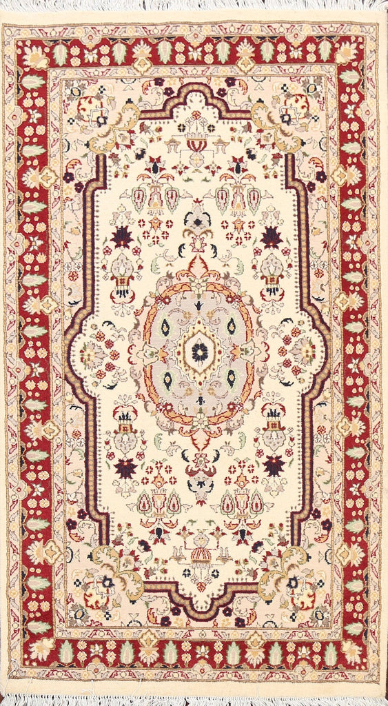 100% Vegetable Dye Tabriz Oriental Area Rug 3x5