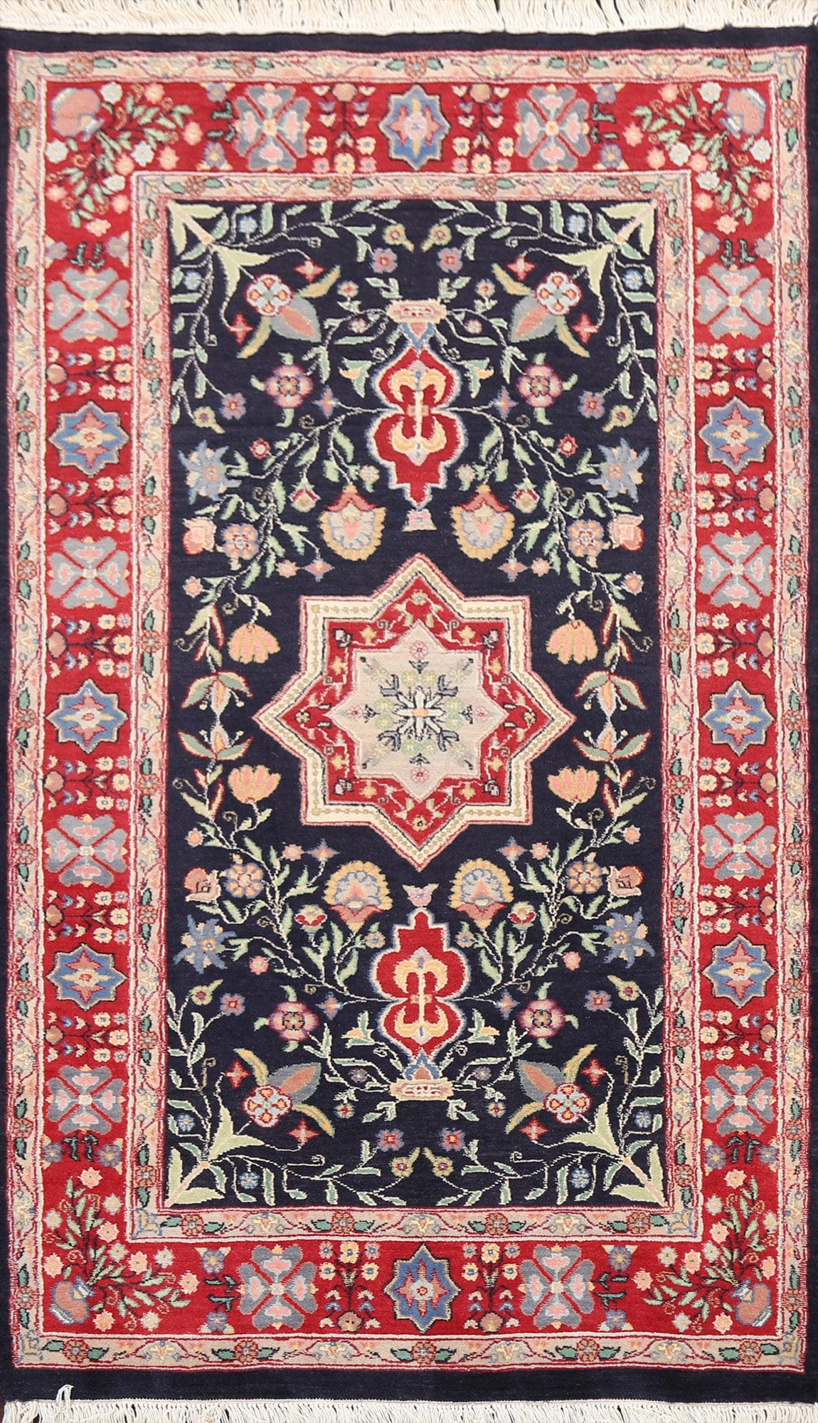 100% Vegetable Dye Tabriz Oriental Area Rug 3x5