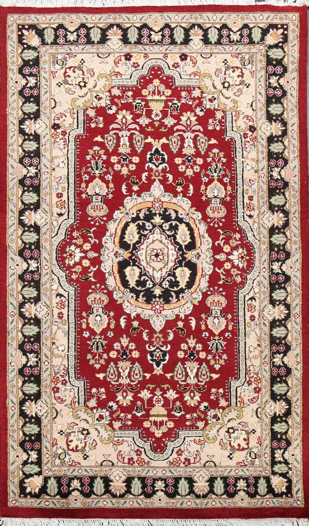 100% Vegetable Dye Tabriz Oriental Area Rug 3x5