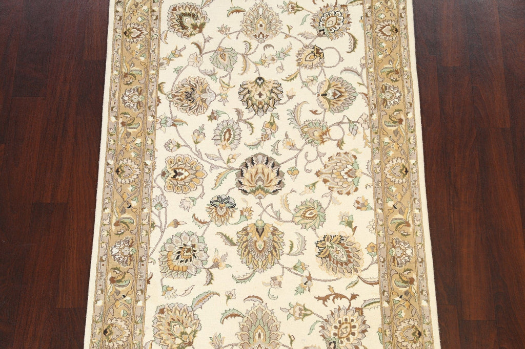 100% Vegetable Dye Floral Tabriz Oriental Area Rug 4x6