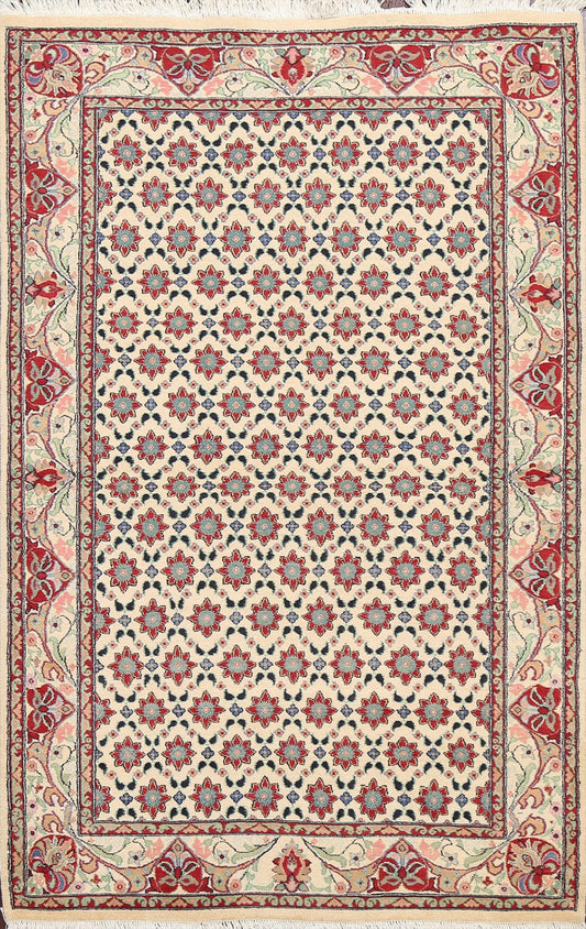 100% Vegetable Dye Tabriz Oriental Area Rug 4x6