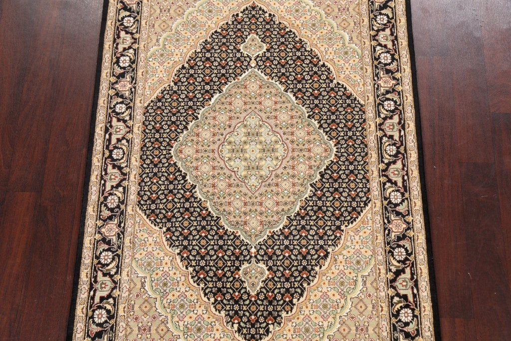 100% Vegetable Dye Tabriz Mahi Oriental Area Rug 4x6