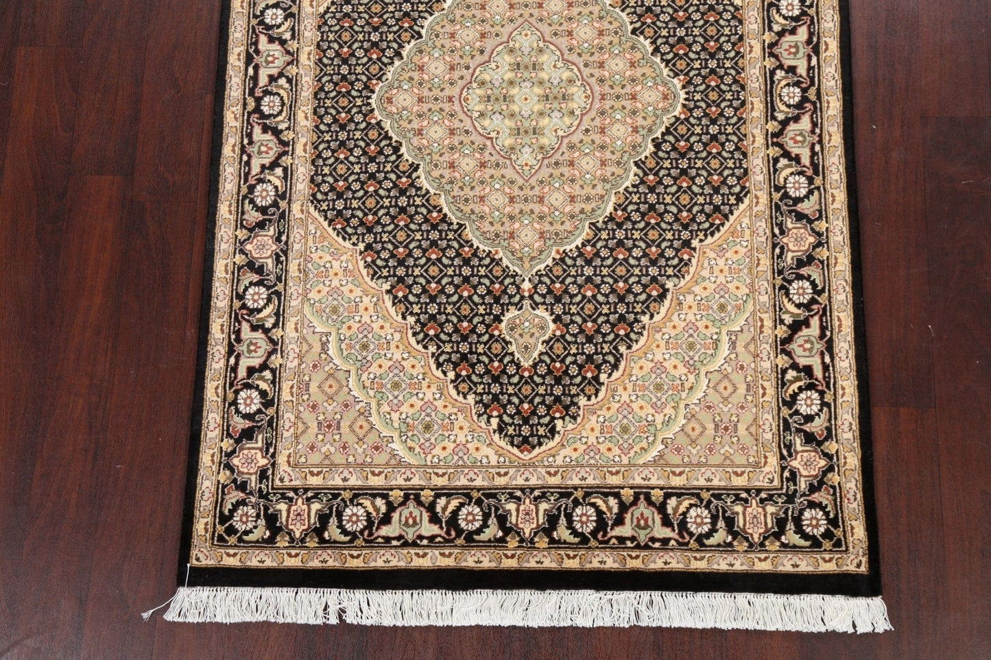 100% Vegetable Dye Tabriz Mahi Oriental Area Rug 4x6