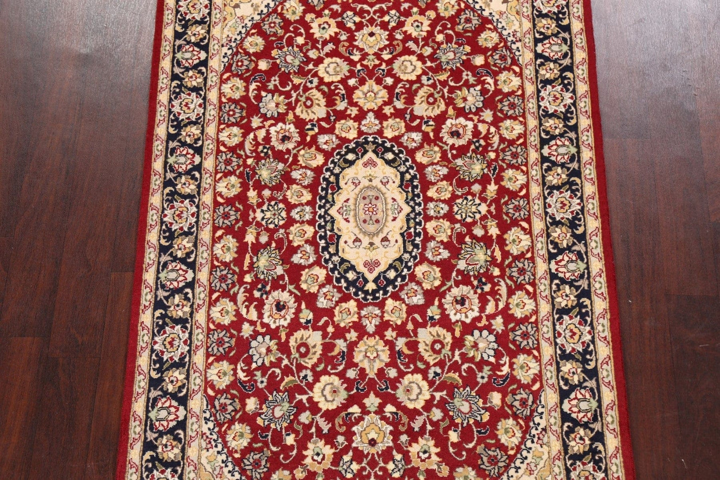 100% Vegetable Dye Floral Tabriz Oriental Area Rug 4x6