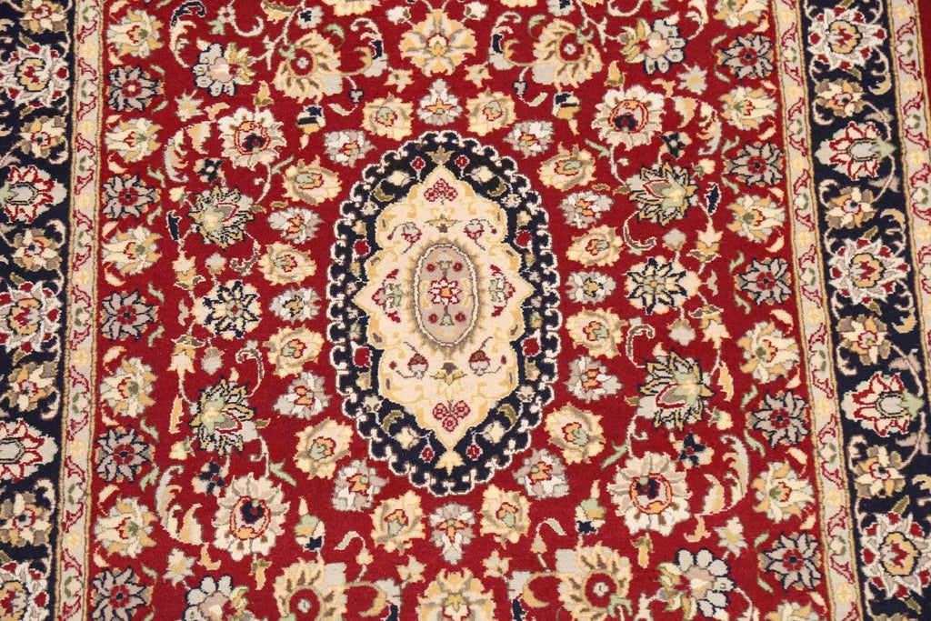 100% Vegetable Dye Floral Tabriz Oriental Area Rug 4x6