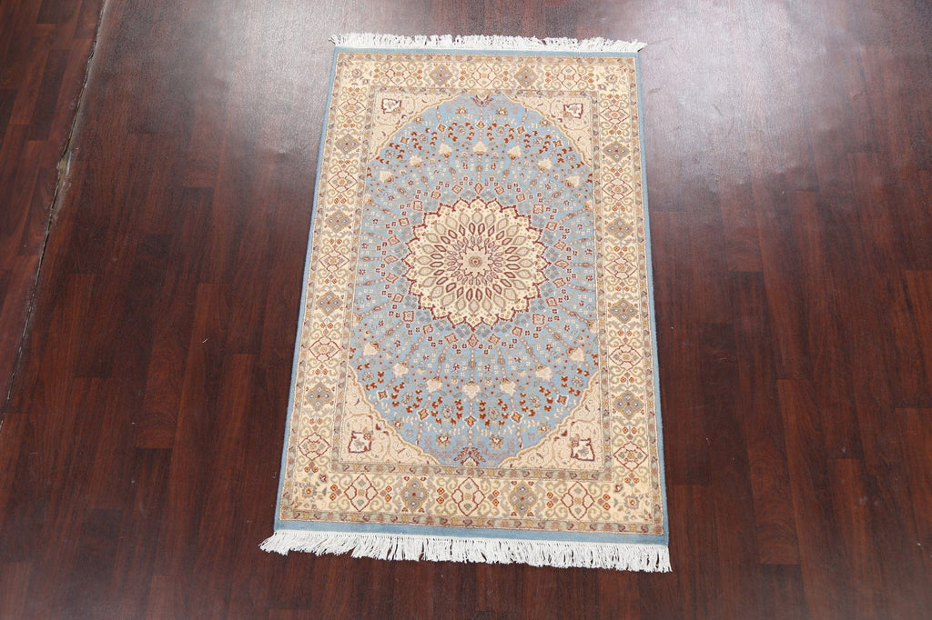 100% Vegetable Dye Tabriz Oriental Area Rug 4x6