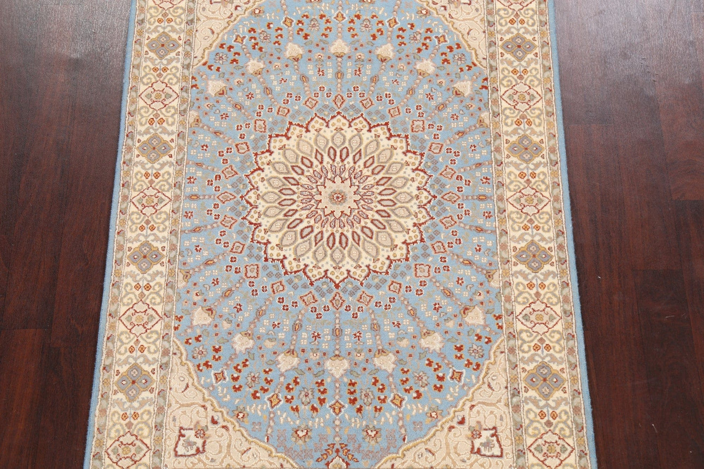 100% Vegetable Dye Tabriz Oriental Area Rug 4x6