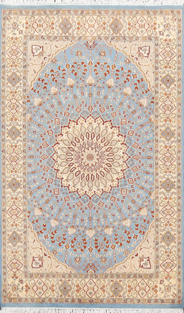 100% Vegetable Dye Tabriz Oriental Area Rug 4x6