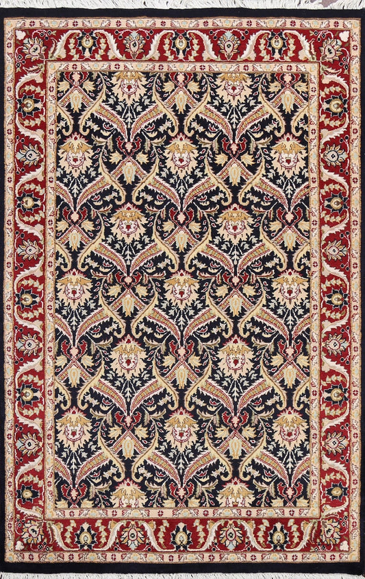 100% Vegetable Dye Tabriz Oriental Area Rug 4x6