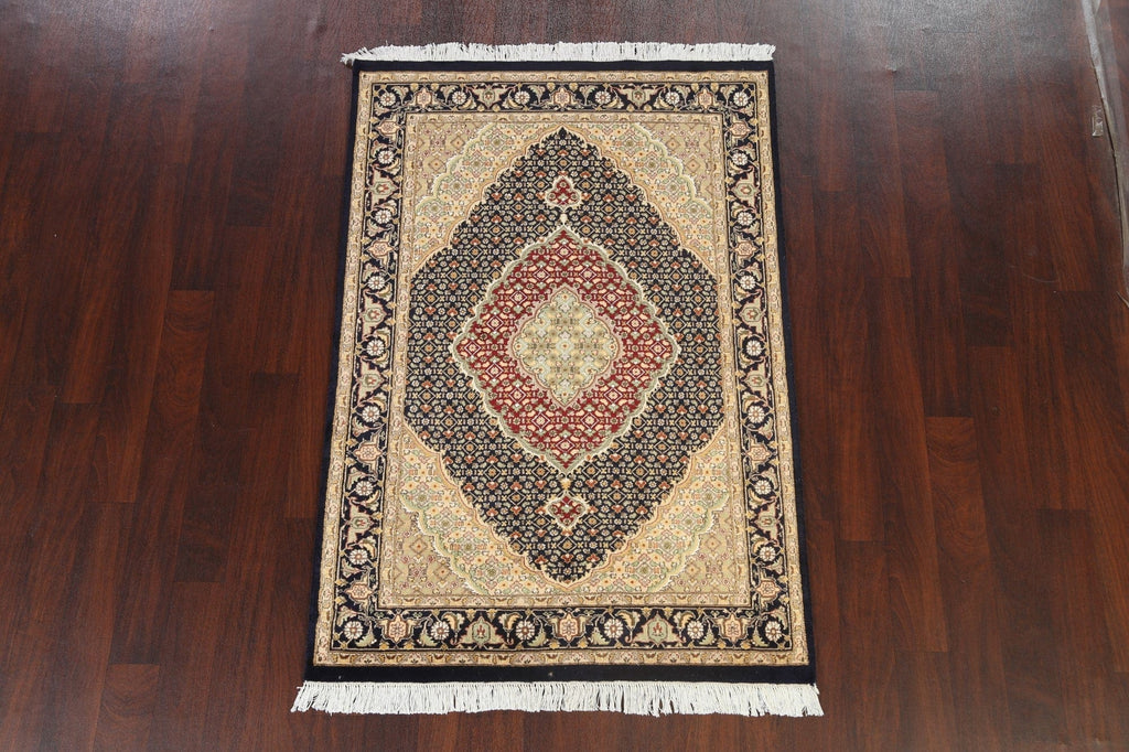 100% Vegetable Dye Tabriz Mahi Oriental Area Rug 4x6