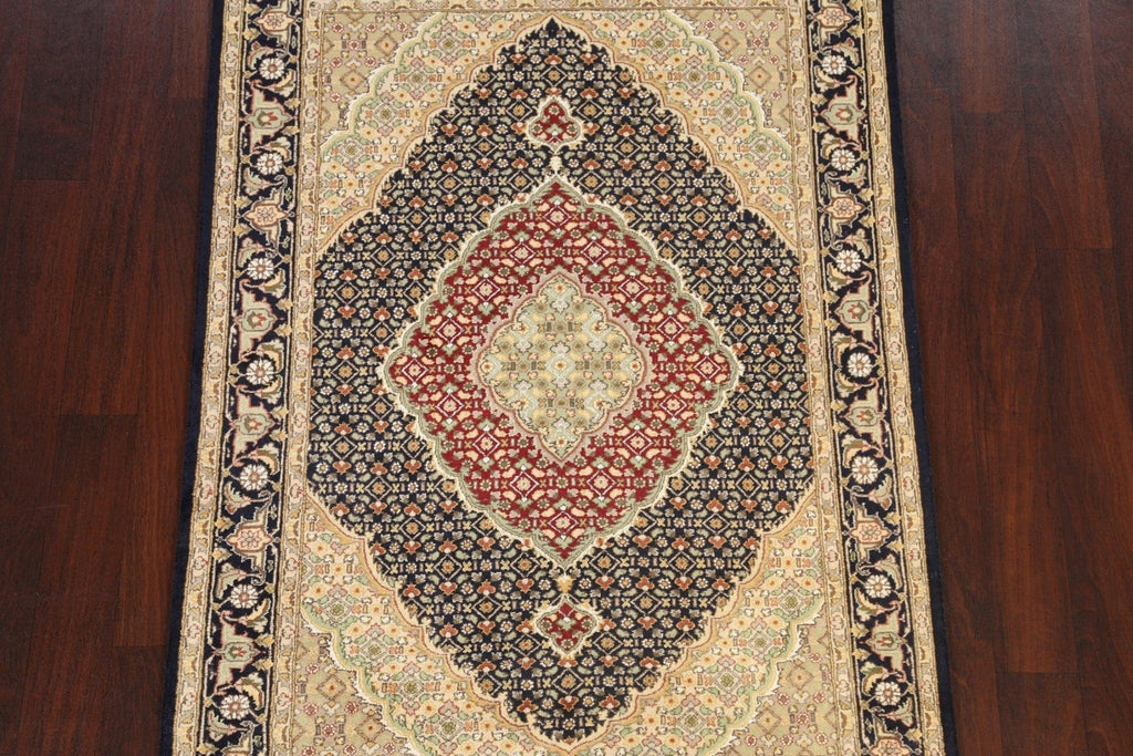 100% Vegetable Dye Tabriz Mahi Oriental Area Rug 4x6