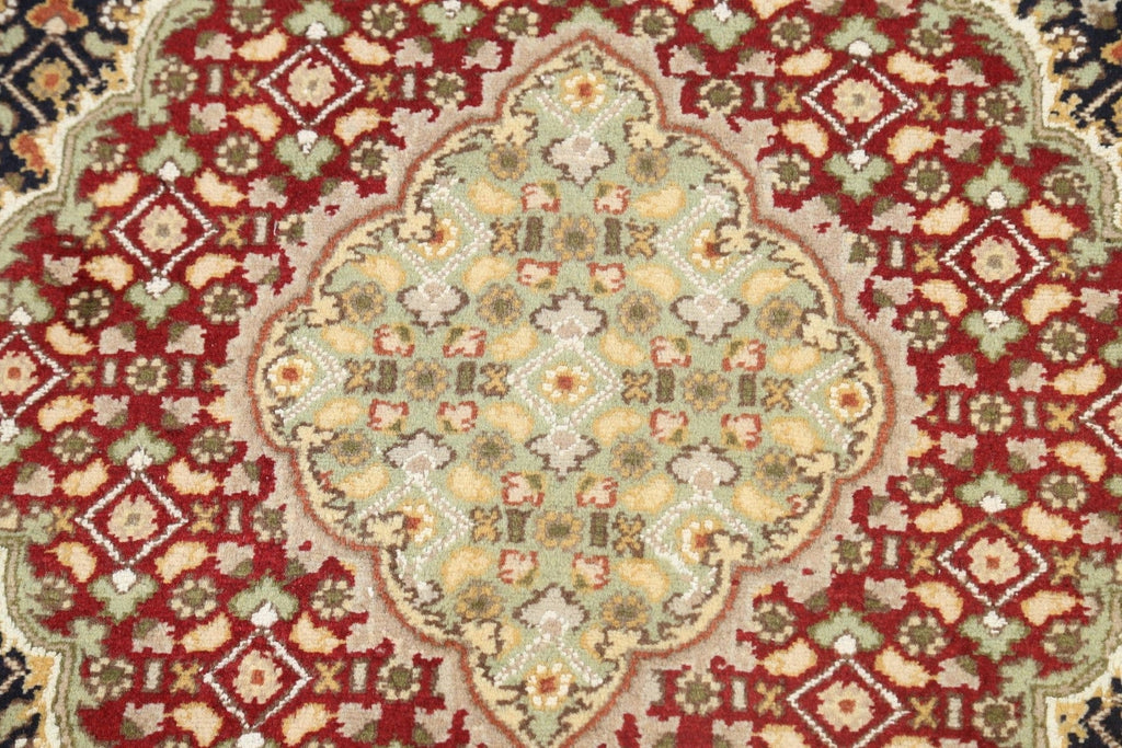 100% Vegetable Dye Tabriz Mahi Oriental Area Rug 4x6