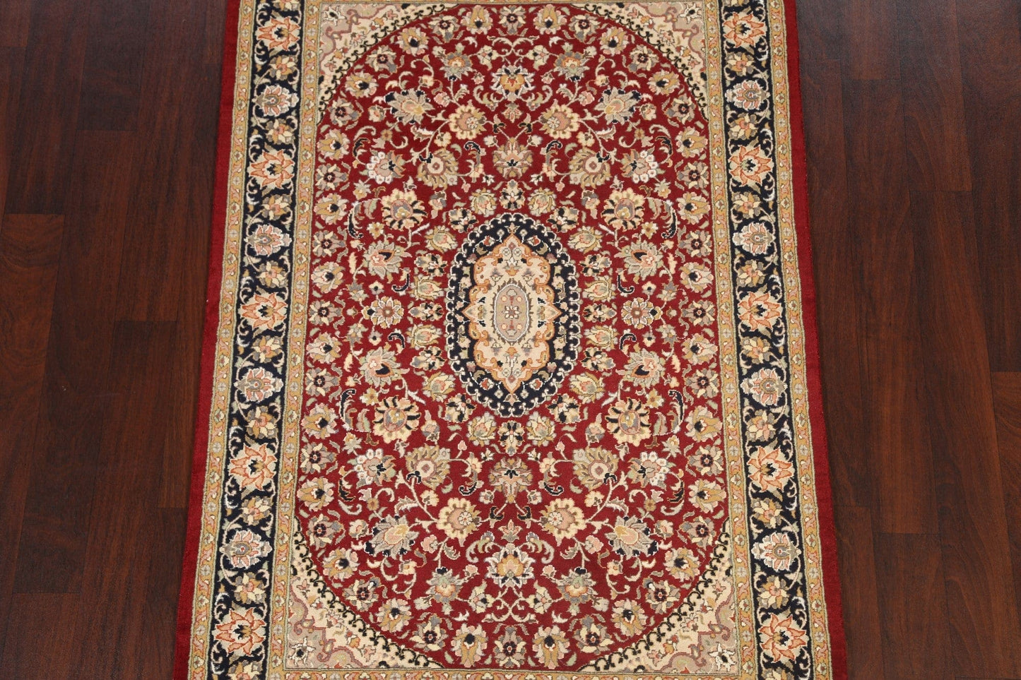 100% Vegetable Dye Tabriz Oriental Area Rug 4x6