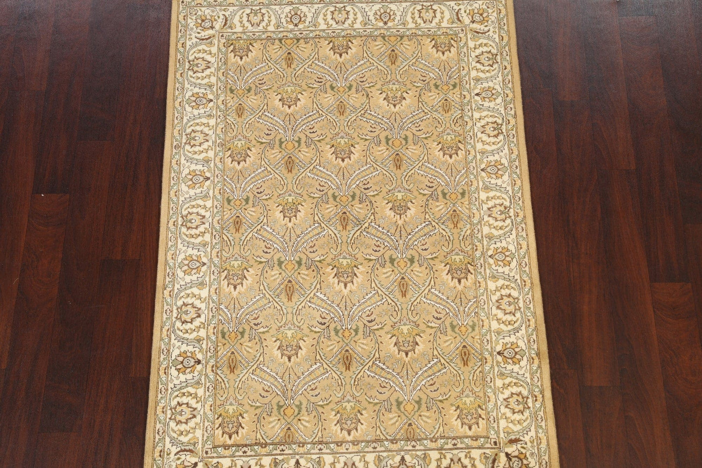 100% Vegetable Dye Floral Tabriz Oriental Area Rug 4x6