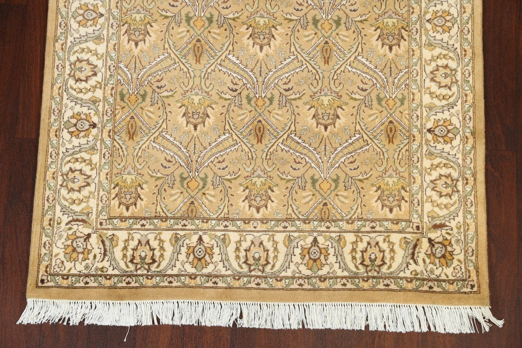 100% Vegetable Dye Floral Tabriz Oriental Area Rug 4x6