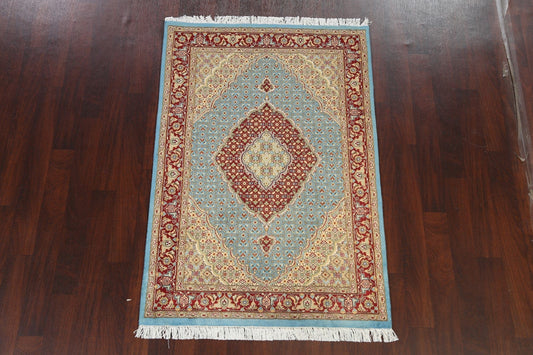 100% Vegetable Dye Tabriz Mahi Oriental Area Rug 4x6