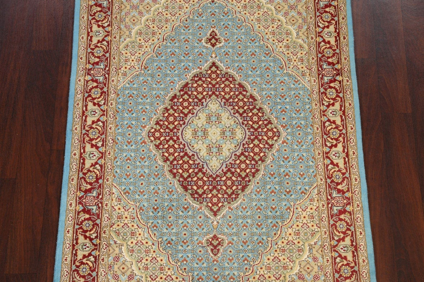 100% Vegetable Dye Tabriz Mahi Oriental Area Rug 4x6